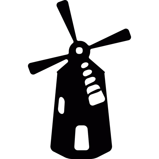 Windmill windmill wind buildings icon