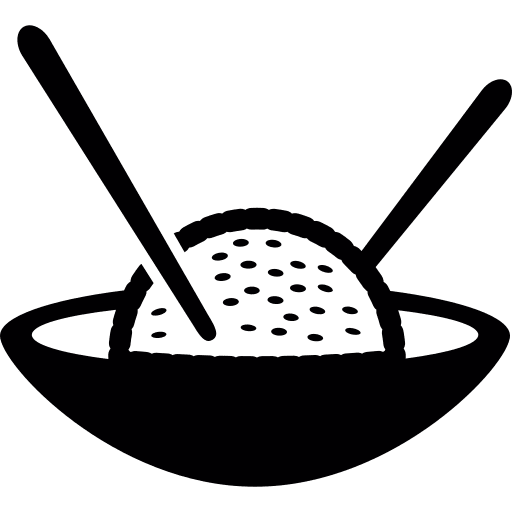 Bowl japanese food bowl chinese food icon