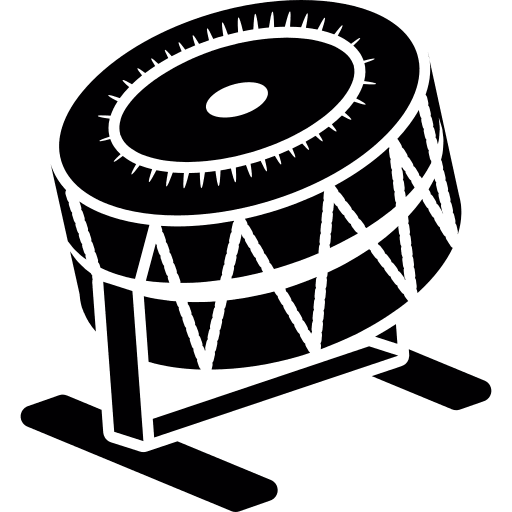 Drums percussion drums musical instrument icon