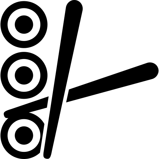 Fish rolls oriental japanese icon