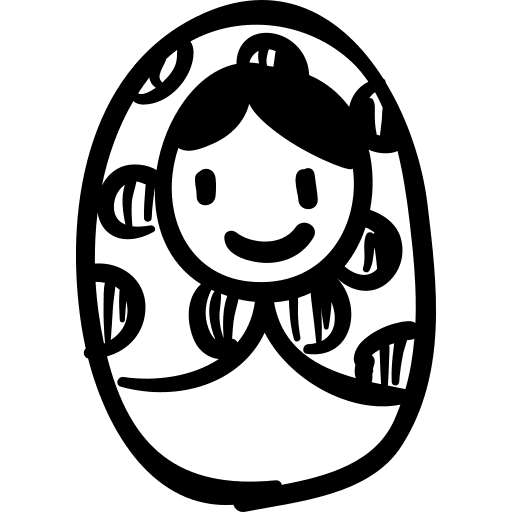 Person oval art person icon