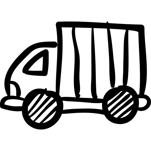 Truck transport toy truck icon