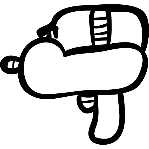 Toy gun weapons entertainment weapon icon