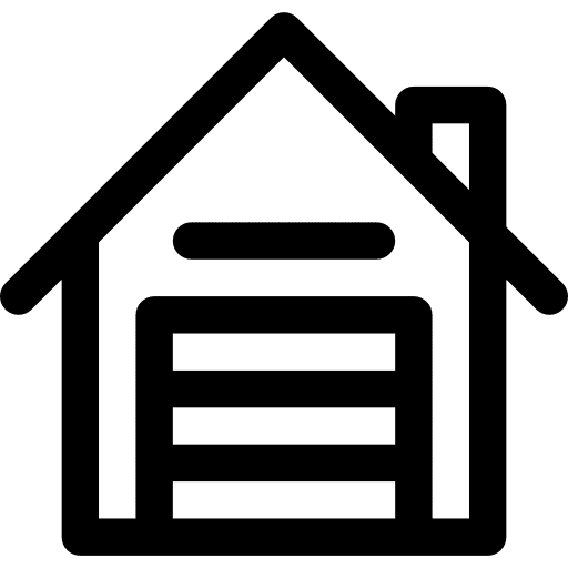 Metallic blind house construction buildings icon