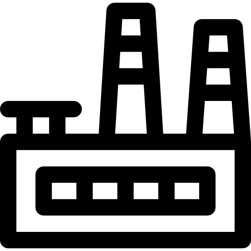 Industrial park furniture and household building construction icon