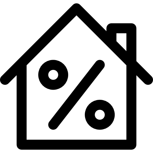 Real estate home sales buildings icon