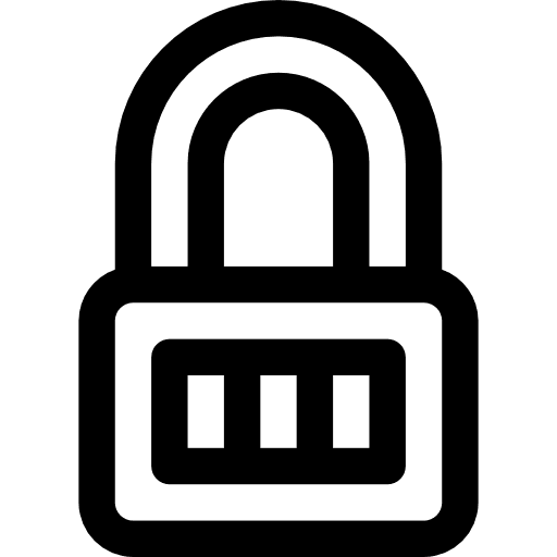 Blocked secure closed locked icon