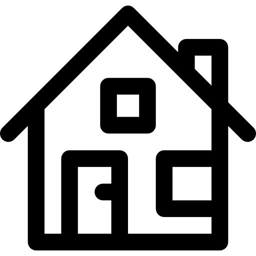 Fireplace home chimney houses icon