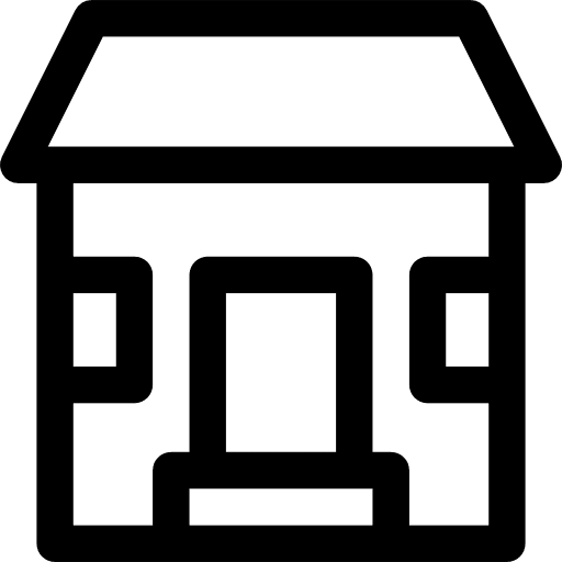 Real estate mansion buildings house icon