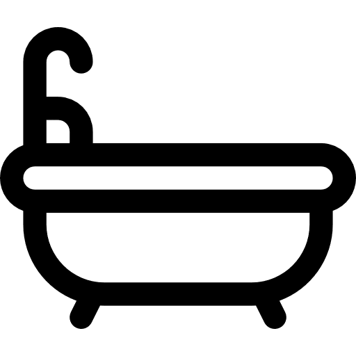 Relax bathroom real estate relax icon