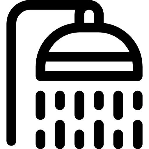 Shower washing water bathroom icon