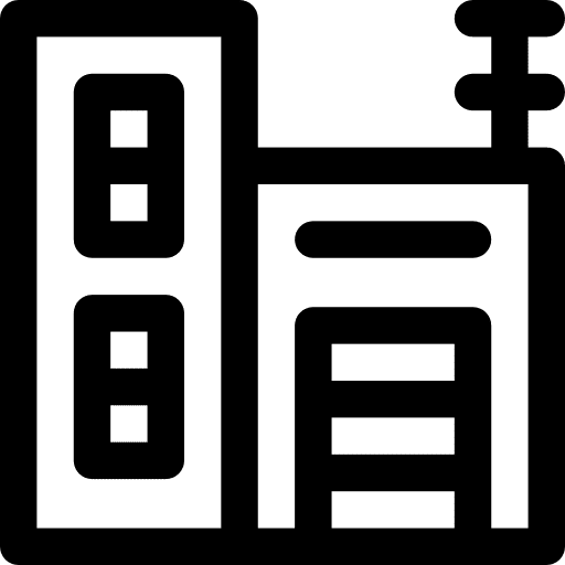 Flats apartment flats garage icon