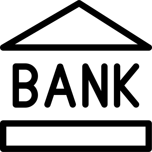 Bank bank money business icon