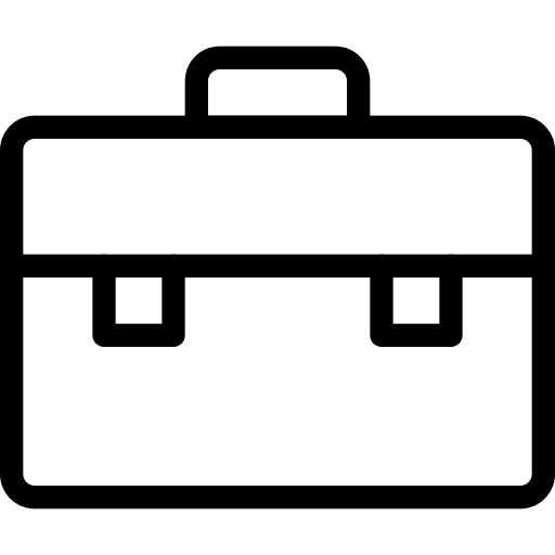 Briefcase portfolio briefcase suitcase icon