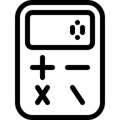 Calculator calculator technological maths icon