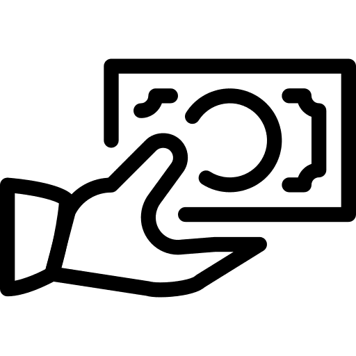 Cash money business and finance business icon