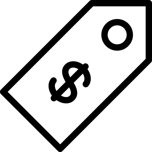 Tag shop tag price icon