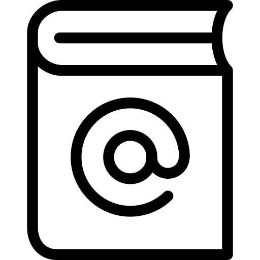 Agenda books tools and utensils agenda icon