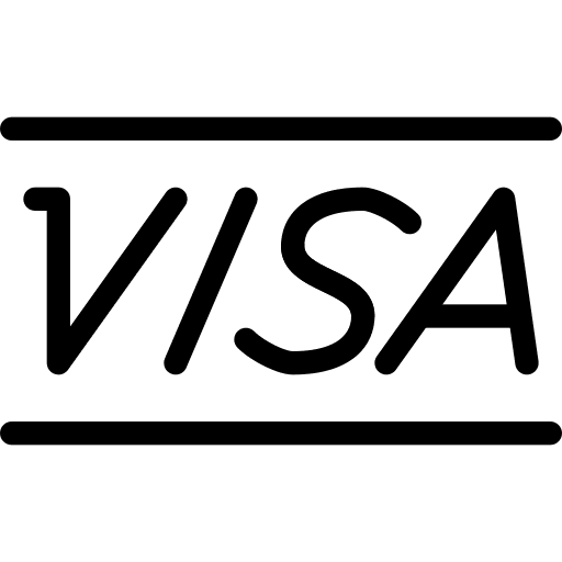 Visa online brands and logotypes visa icon