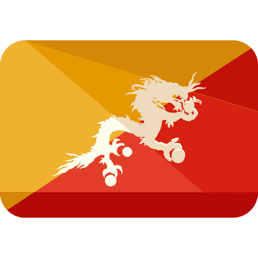 Bhutan country bhutan flags icon
