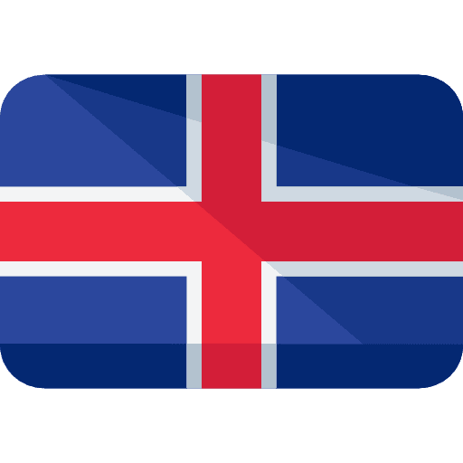 Iceland flags country nation icon