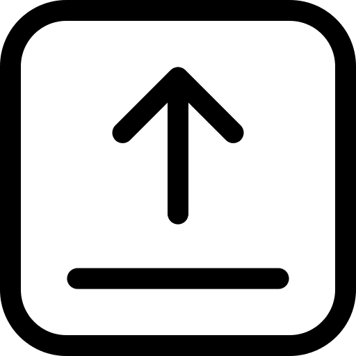 Upload outbox direction interface icon