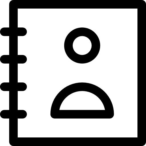 Agenda business bookmark agenda icon