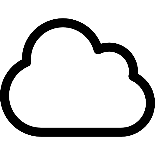 Cloud computing storage cloud computing interface icon