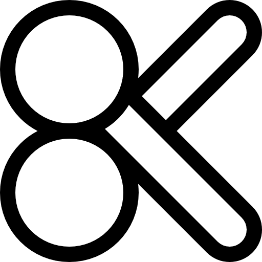 Cut scissors tools and utensils miscellaneous icon