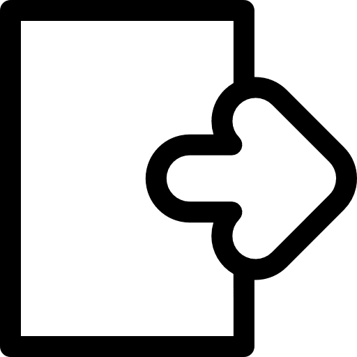 Logout logout multimedia option go out icon