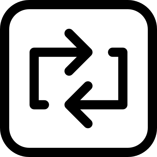 Repeat arrows recap interface icon