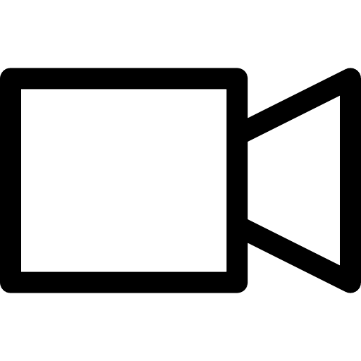 Video camera movie technology film icon