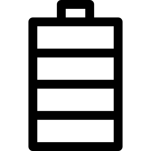 Full battery battery status full battery battery level icon