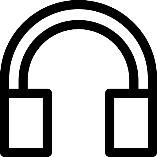 Headphones sound technology headphones icon