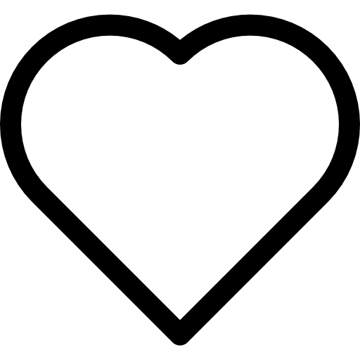 Heart peace shapes like icon