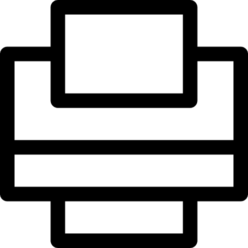 Printer printing tools and utensils printer icon