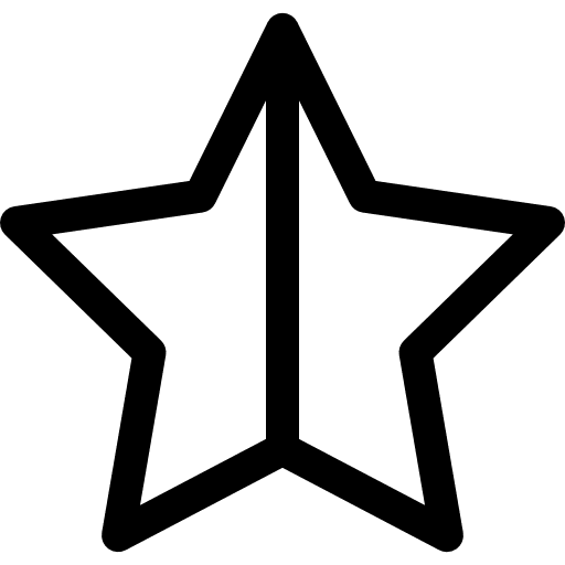 Rate signs favorite star icon