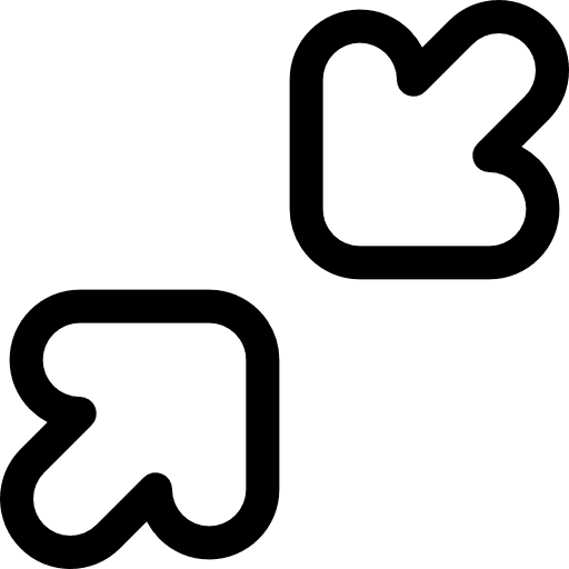 Resize arrow reduce arrows icon