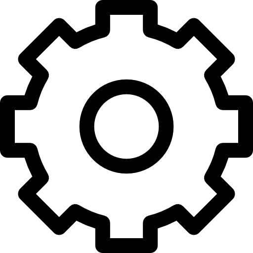 Settings tools and utensils settings configuration icon