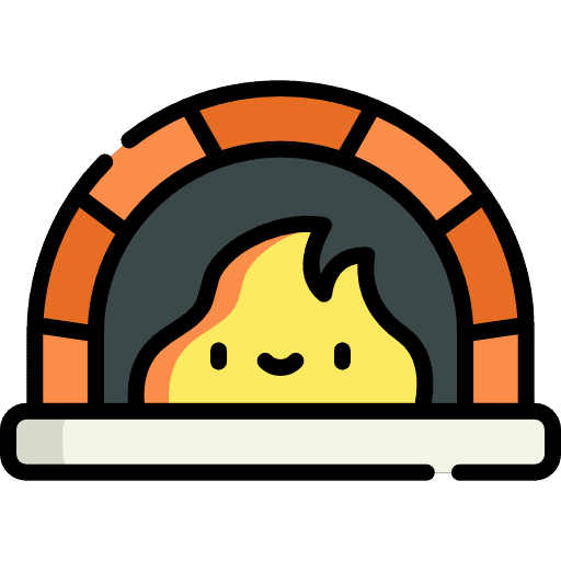 Oven cooking bake fire icon Oven cooking bake fire icon