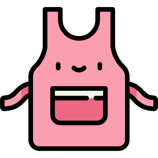 Apron food and restaurant kitchen cloth icon Apron food and restaurant kitchen cloth icon