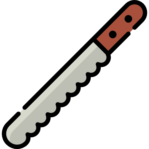 Knife cooking food and restaurant food icon Knife cooking food and restaurant food icon