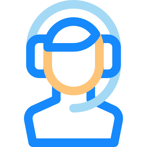 Customer service microphone people business icon Customer service microphone people business icon