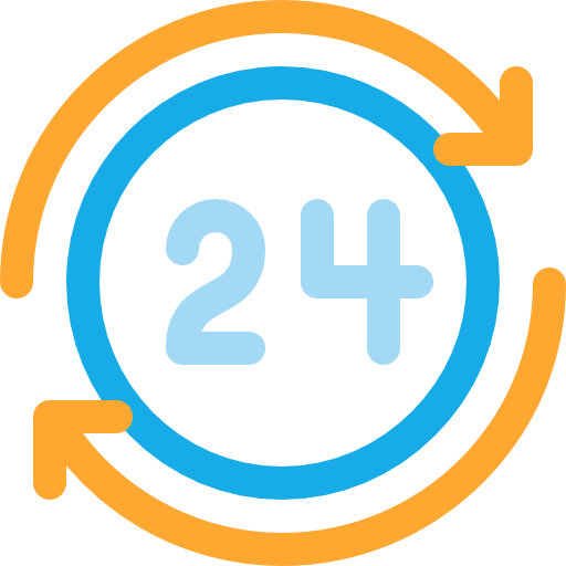24 hours info customer service clock icon 24 hours info customer service clock icon