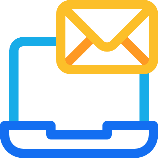 Laptop computer email computing icon Laptop computer email computing icon