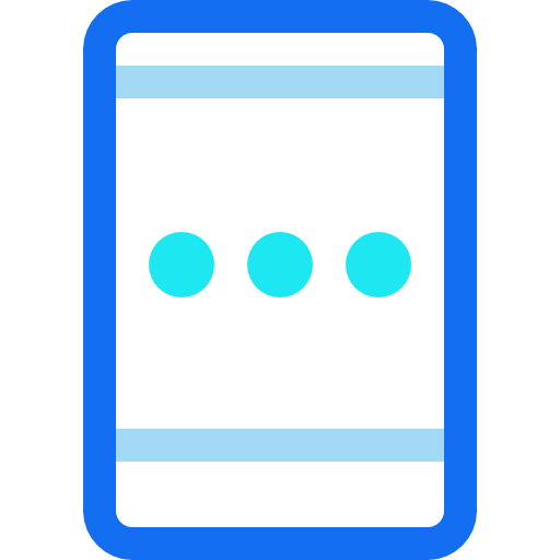 Smartphone touch screen technology communications icon Smartphone touch screen technology communications icon