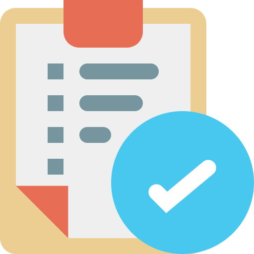 Completed task complete tick completed task icon