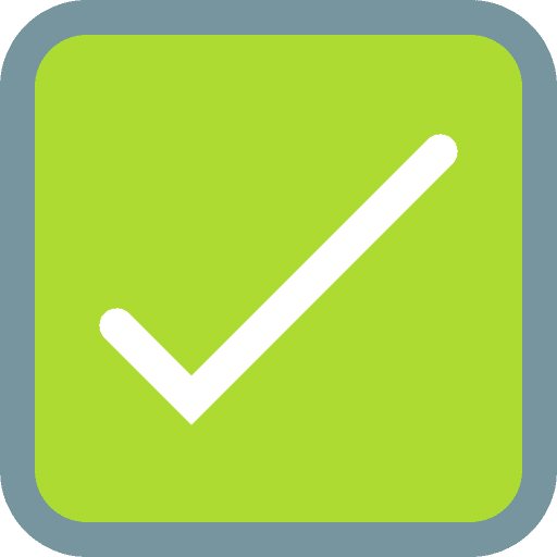 Checkbox item check mark option icon