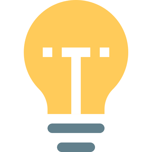 Lightbulb project lightbulb tips icon