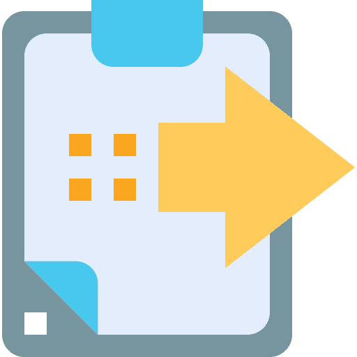 Next file task clipboard icon